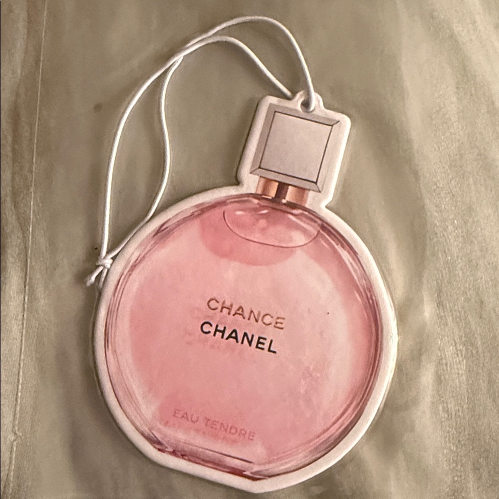 Chanel chance car freshie pink